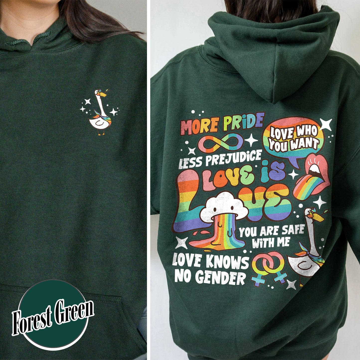 Love Is Love Lgbt Hoodie, Kindness Hoodie, LGBTQ Support Hoodie, Gay Pride, Proud Ally, Proud To Be An Ally, Pride Month Hoodie
