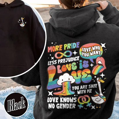 Love Is Love Lgbt Hoodie, Kindness Hoodie, LGBTQ Support Hoodie, Gay Pride, Proud Ally, Proud To Be An Ally, Pride Month Hoodie