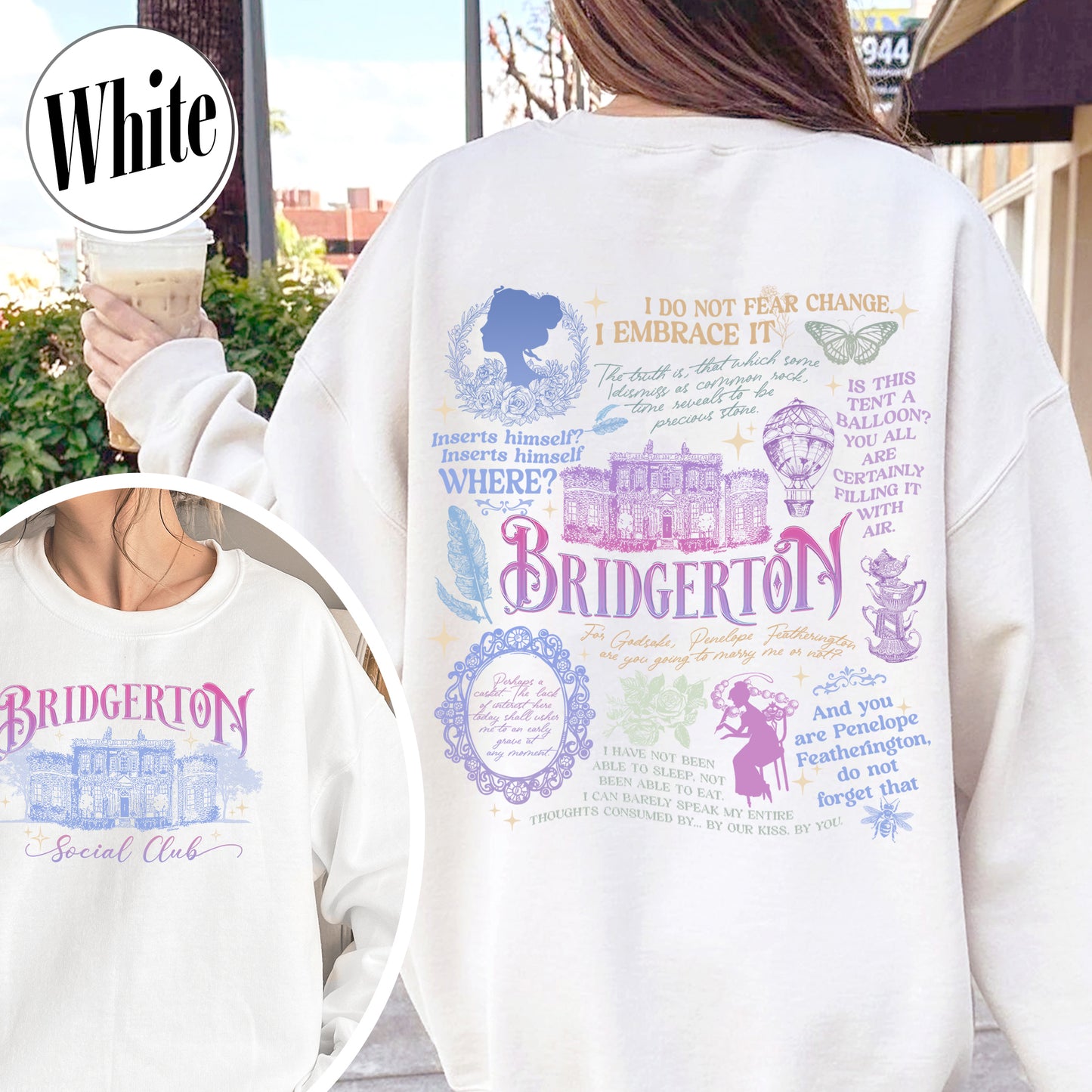 Penelope Colin Bridgerton Season 3 Sweatshirt, Spill The Tea Lady Whistledown's Society Papers, Historical Drama Sweatshirt, Bridgerton Party