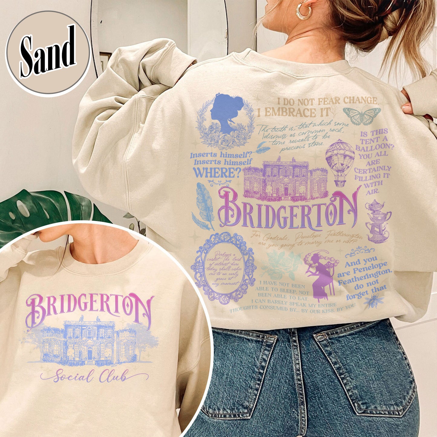 Penelope Colin Bridgerton Season 3 Sweatshirt, Spill The Tea Lady Whistledown's Society Papers, Historical Drama Sweatshirt, Bridgerton Party
