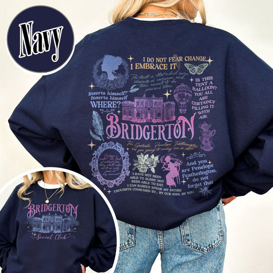 Penelope Colin Bridgerton Season 3 Sweatshirt, Spill The Tea Lady Whistledown's Society Papers, Historical Drama Sweatshirt, Bridgerton Party