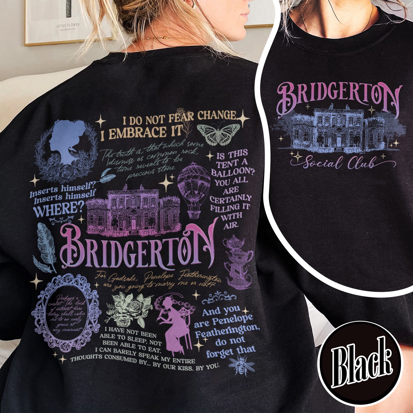Penelope Colin Bridgerton Season 3 Sweatshirt, Spill The Tea Lady Whistledown's Society Papers, Historical Drama Sweatshirt, Bridgerton Party