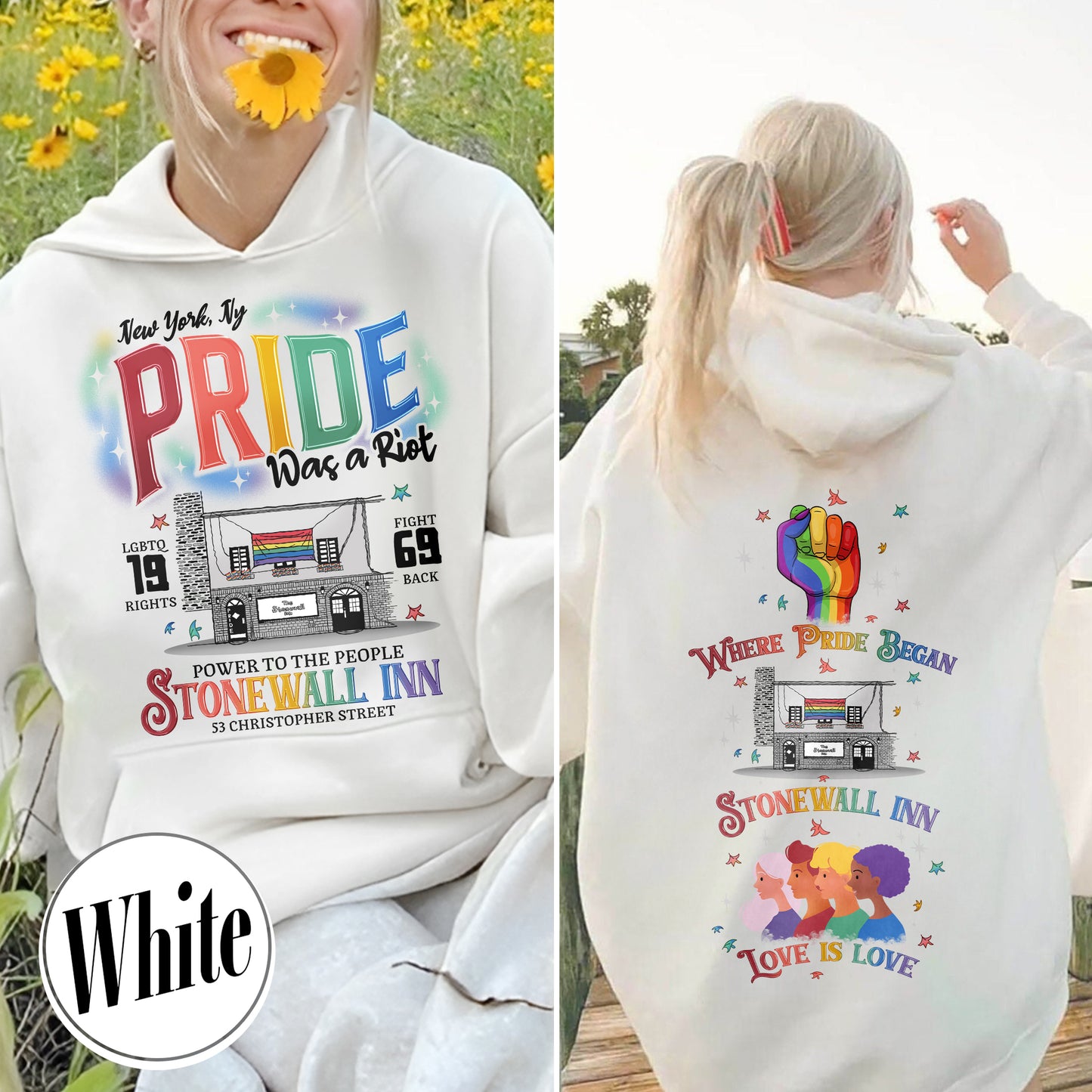 Pride Month Hoodie, Stonewall Inn Hoodie, Gay Pride Stonewall, the First Pride Was a Riot, LGBTQ+ Hoodie, Pride Month, Pride Was a Riot