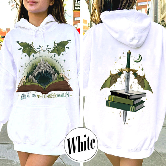 Bookish Hoodie,Team Caves Crescent City, House of Flame and Shadow Hoodie