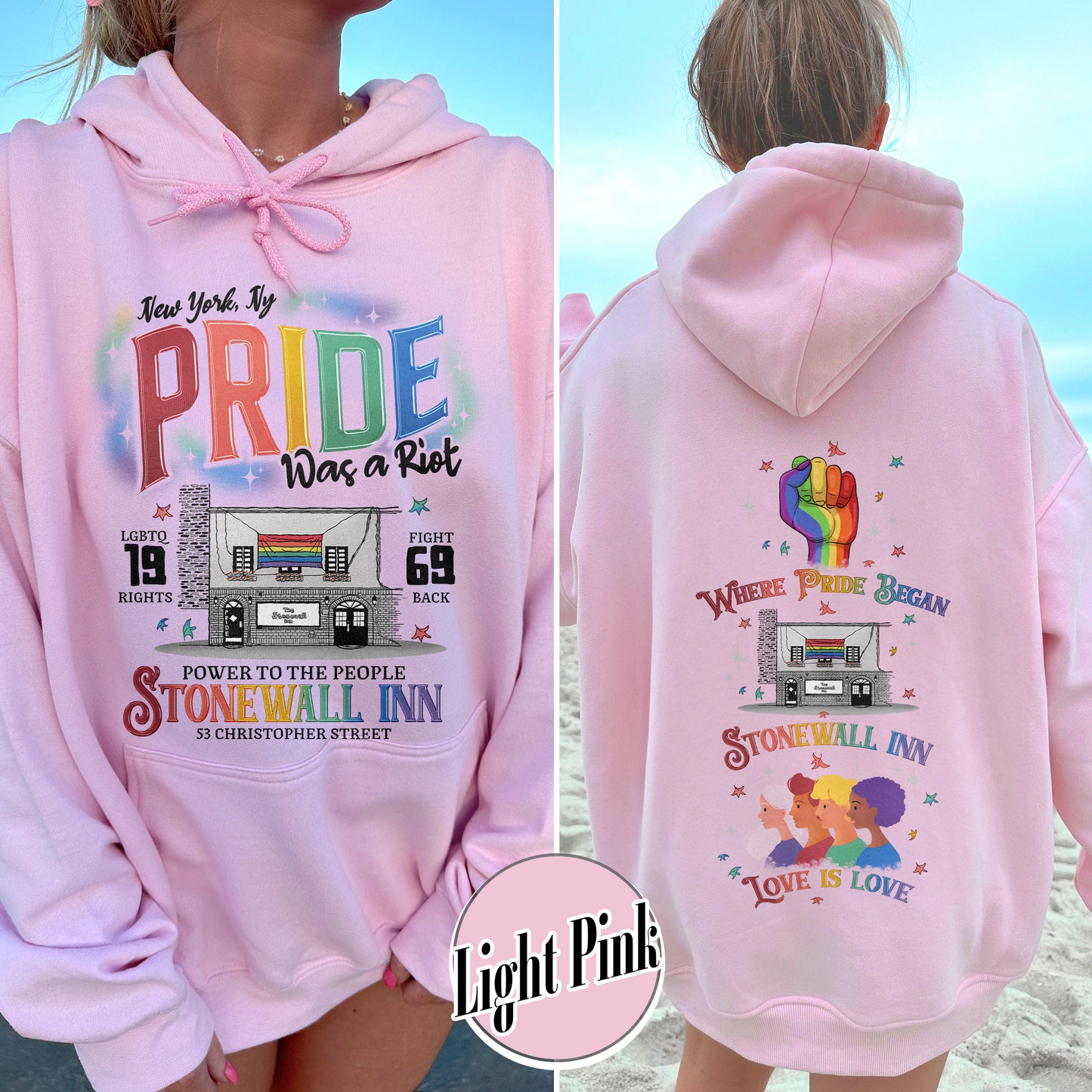 Pride Month Hoodie, Stonewall Inn Hoodie, Gay Pride Stonewall, the First Pride Was a Riot, LGBTQ+ Hoodie, Pride Month, Pride Was a Riot
