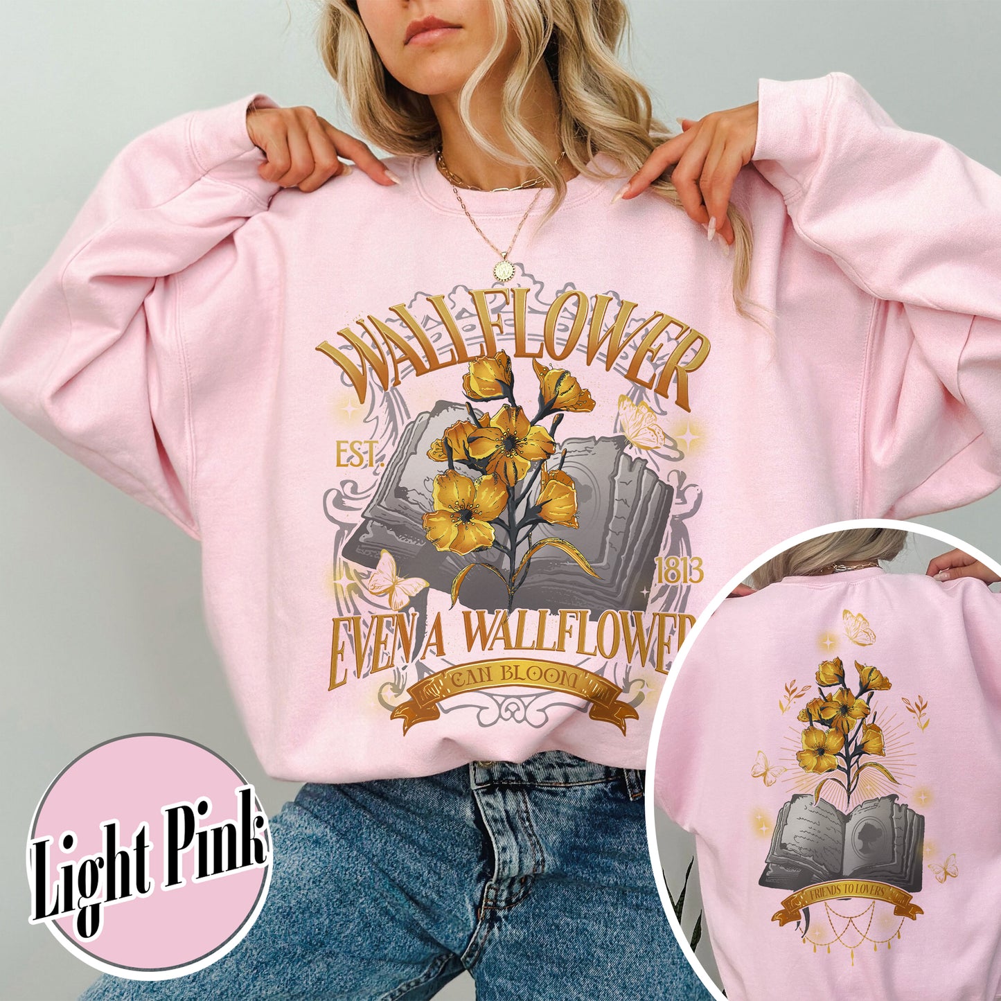 Colin and Penelope Colin Wallflower, Penelope and Colin Carriage Sweatshirt, Penelope and Colin Sweatshirt, Lady Whistledown Colin and Penelope Sweatshirt