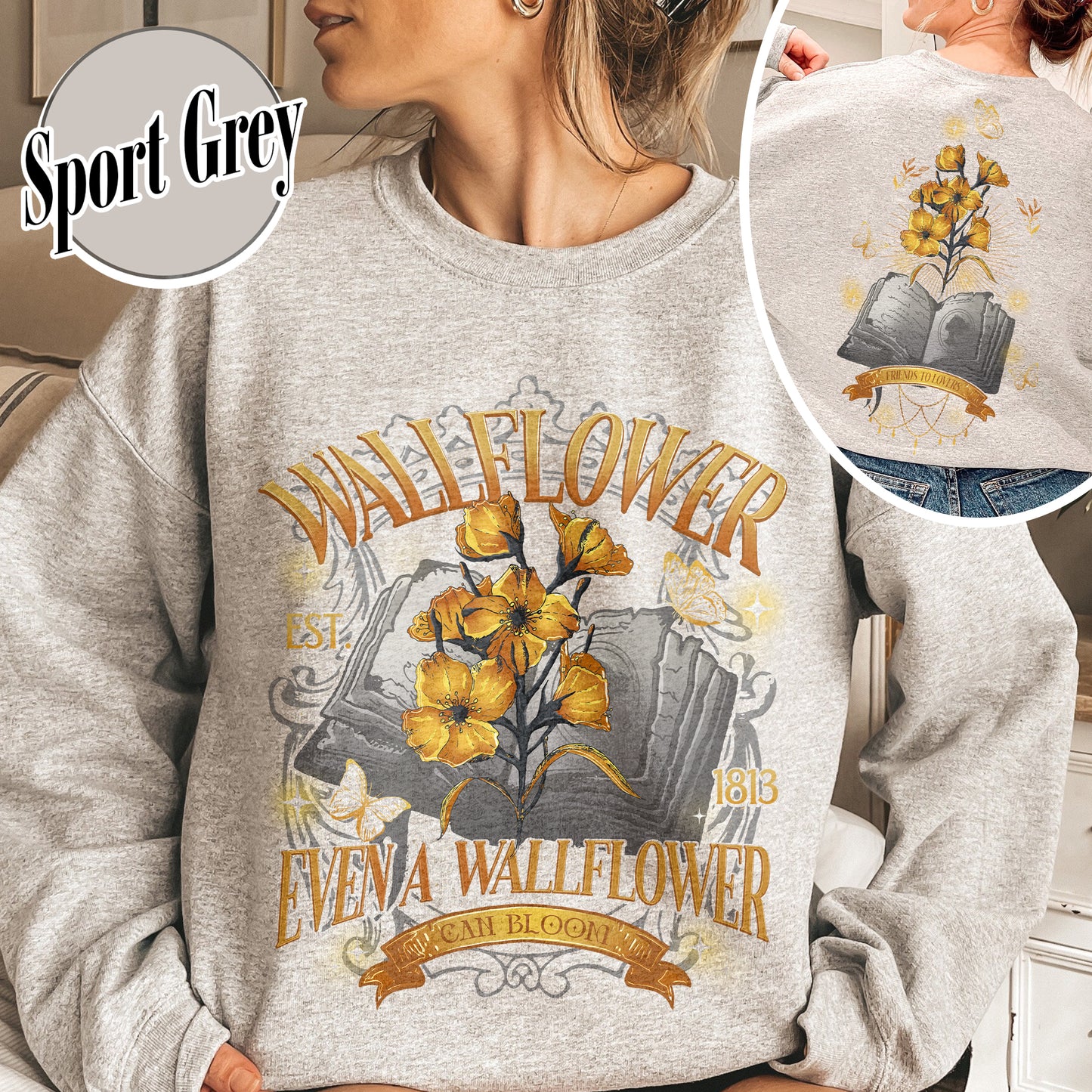 Colin and Penelope Colin Wallflower, Penelope and Colin Carriage Sweatshirt, Penelope and Colin Sweatshirt, Lady Whistledown Colin and Penelope Sweatshirt