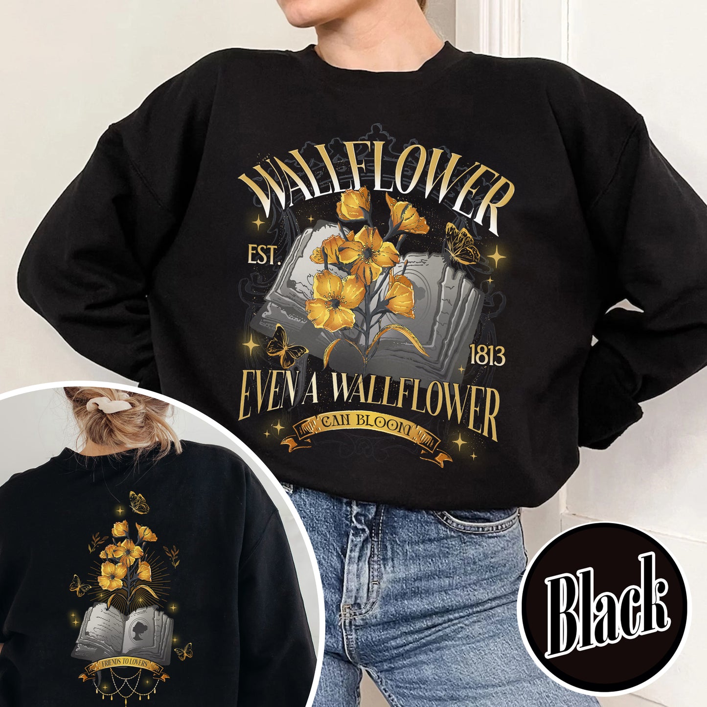 Colin and Penelope Colin Wallflower, Penelope and Colin Carriage Sweatshirt, Penelope and Colin Sweatshirt, Lady Whistledown Colin and Penelope Sweatshirt