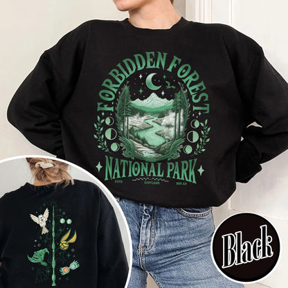 Bookish Sweatshirt,Forbidden Forest National Park Sweatshirt, Harry Potter Sweatshirt