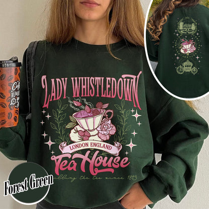 Lady Whistledown Tea House, Spill the Tea Lady Whistledown Sweatshirt, Lady Whistledown, Lady Whistledown Colin and Penelope, Tea House Sweatshirt