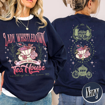 Lady Whistledown Tea House, Spill the Tea Lady Whistledown Sweatshirt, Lady Whistledown, Lady Whistledown Colin and Penelope, Tea House Sweatshirt