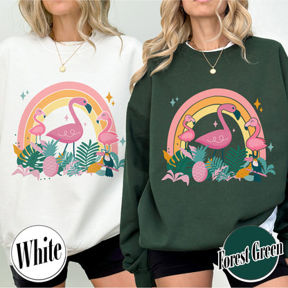 Mom Sweatshirt,In My Flamingo Mom Era Sweatshirt,Pink Flamingo Sweatshirt, Gift for Mom