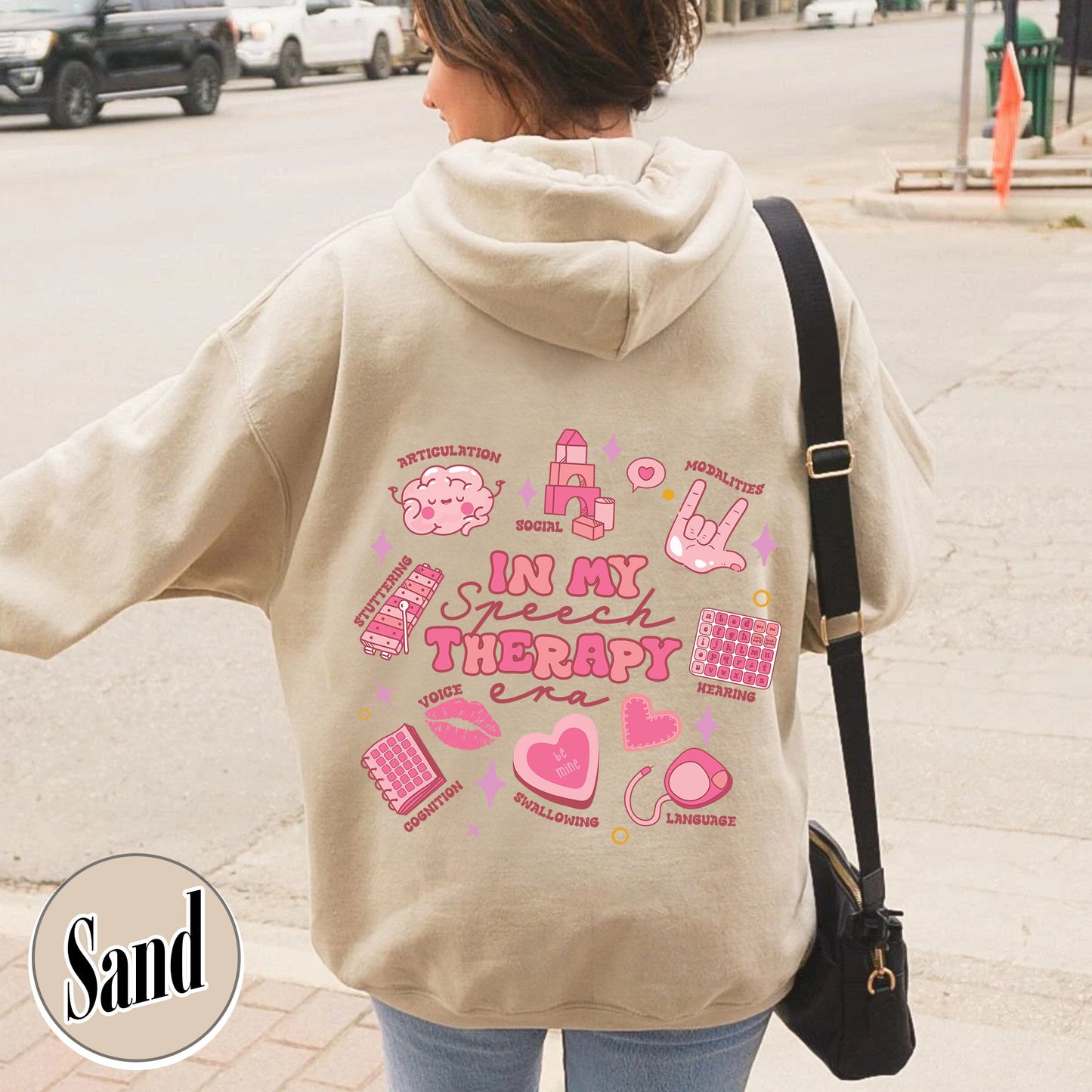 Speech Therapy Valentine Hoodie, in My Speech Therapy Era Hoodie, Speech Therapy Valentine, Speech Therapy Hoodie Valentines Day