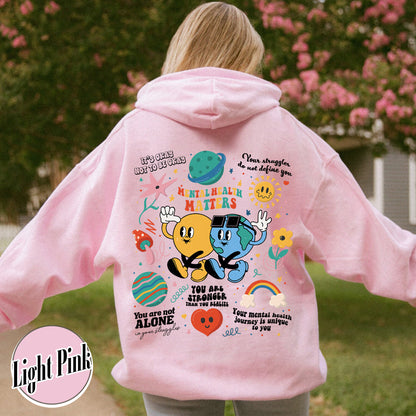Mental Health Matters Hoodie, Mental Health Hoodie Feelings Matter, 988 Mental Health Matters, Mental Health Gift