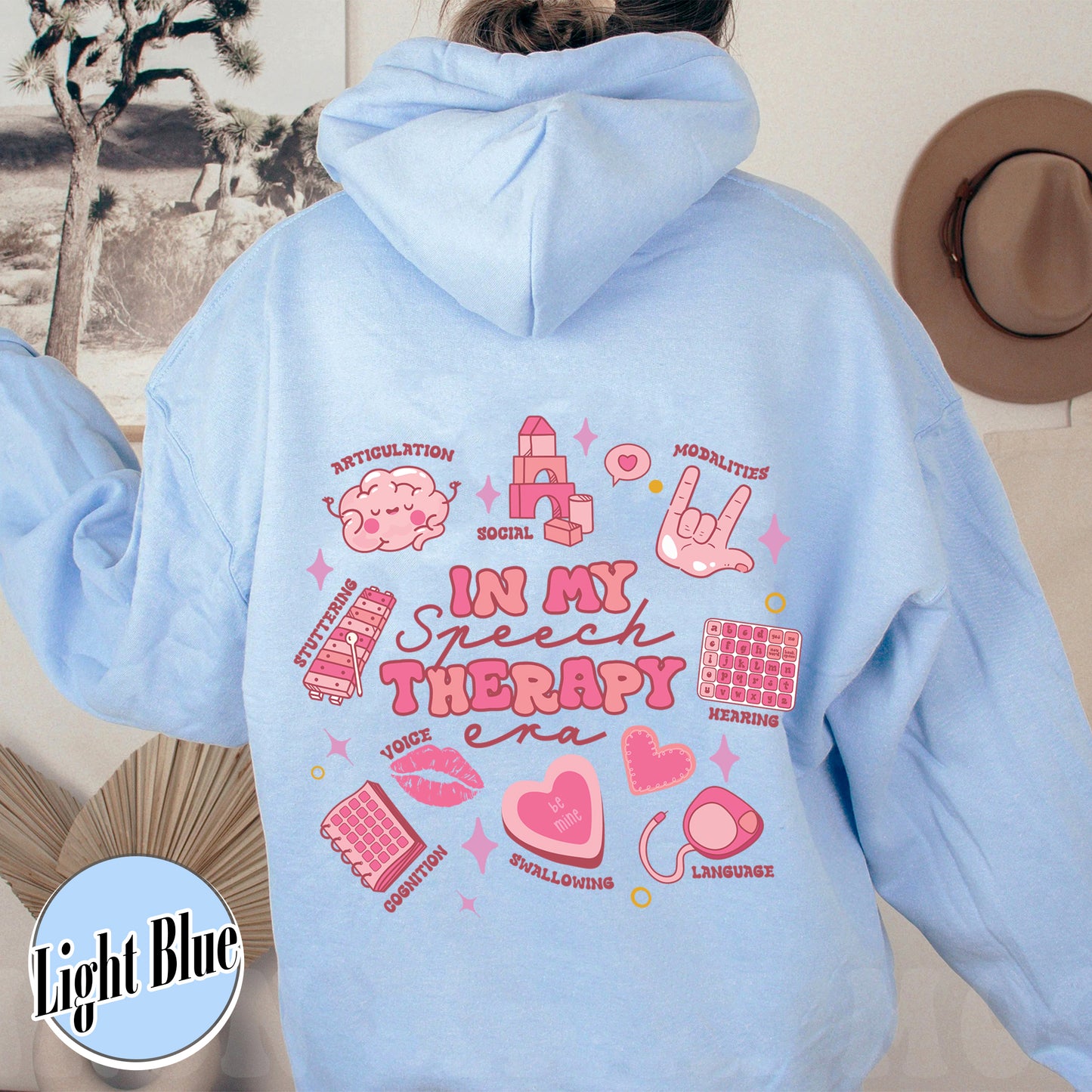 Speech Therapy Valentine Hoodie, in My Speech Therapy Era Hoodie, Speech Therapy Valentine, Speech Therapy Hoodie Valentines Day