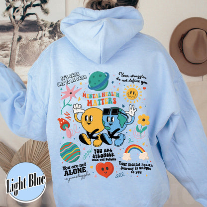 Mental Health Matters Hoodie, Mental Health Hoodie Feelings Matter, 988 Mental Health Matters, Mental Health Gift