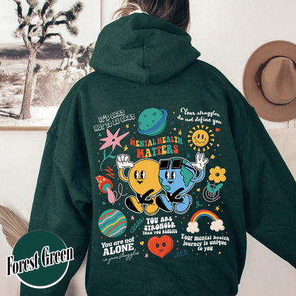 Mental Health Matters Hoodie, Mental Health Hoodie Feelings Matter, 988 Mental Health Matters, Mental Health Gift