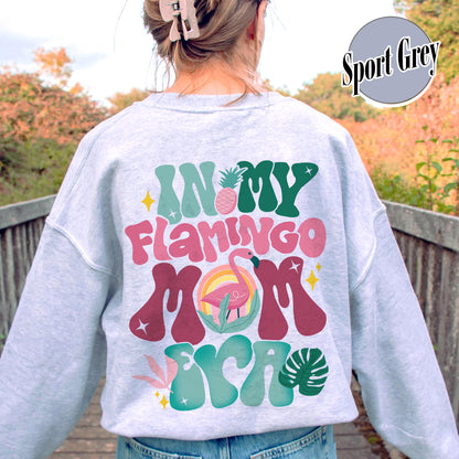 Mom Sweatshirt,In My Flamingo Mom Era Sweatshirt,Pink Flamingo Sweatshirt, Gift for Mom