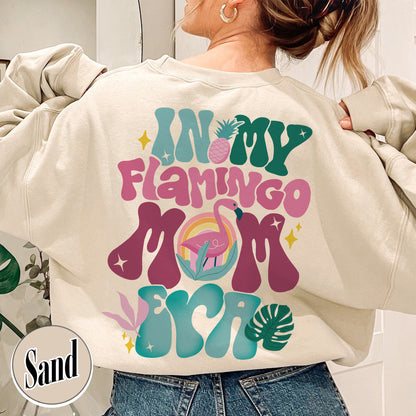 Mom Sweatshirt,In My Flamingo Mom Era Sweatshirt,Pink Flamingo Sweatshirt, Gift for Mom