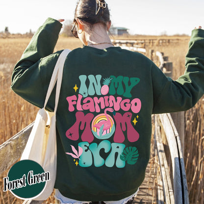 Mom Sweatshirt,In My Flamingo Mom Era Sweatshirt,Pink Flamingo Sweatshirt, Gift for Mom