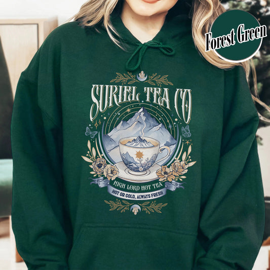 Suriel Tea Co, Suriel Tea Co Hoodie, ACOTAR Hoodie, Read Books Stay Weird, Things for Book Lovers, Bookish Gifts for Guys, Suriel Tea Hoodie