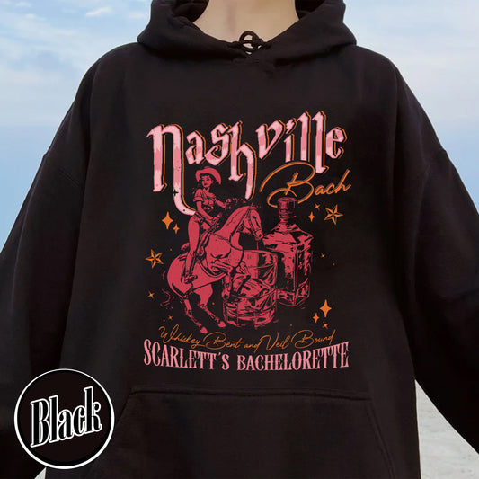 Custom Bachelorette Hoodie,Nashville Cocktail Bachelorette Hoodie,Bachelorette Party