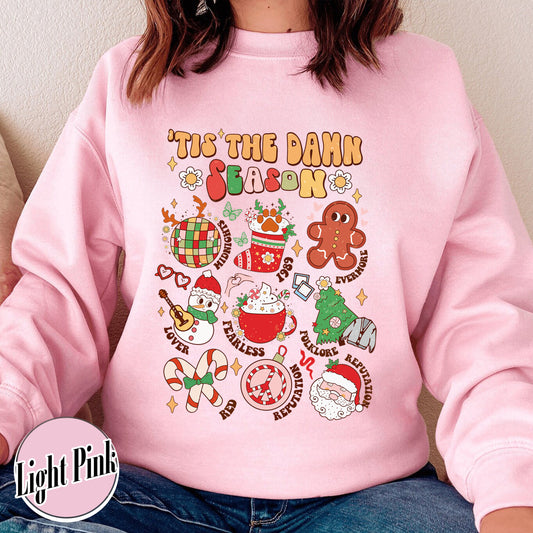 Swift Xmas Gift for Swiftie Sweatshirt, Taylors Version Christmas Shirt, Christmas Shirt, Swift Christmas Sweatshirt, Holiday Gift, Christmas Sweater
