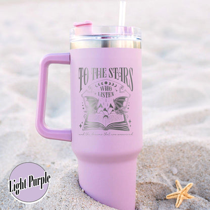 Velaris Starlight City Tumbler 40oz, To The Stars Who Listen Tumbler