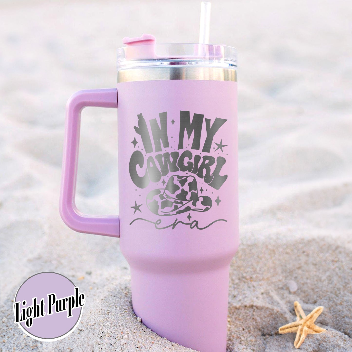 Cowgirl Tumbler Cup, In My Cowgirl Era, Western Cowgirl Tumbler, Cowgirl Themed Tumblers, 40oz Tumbler Engraved, 40oz Tumbler With Handle,