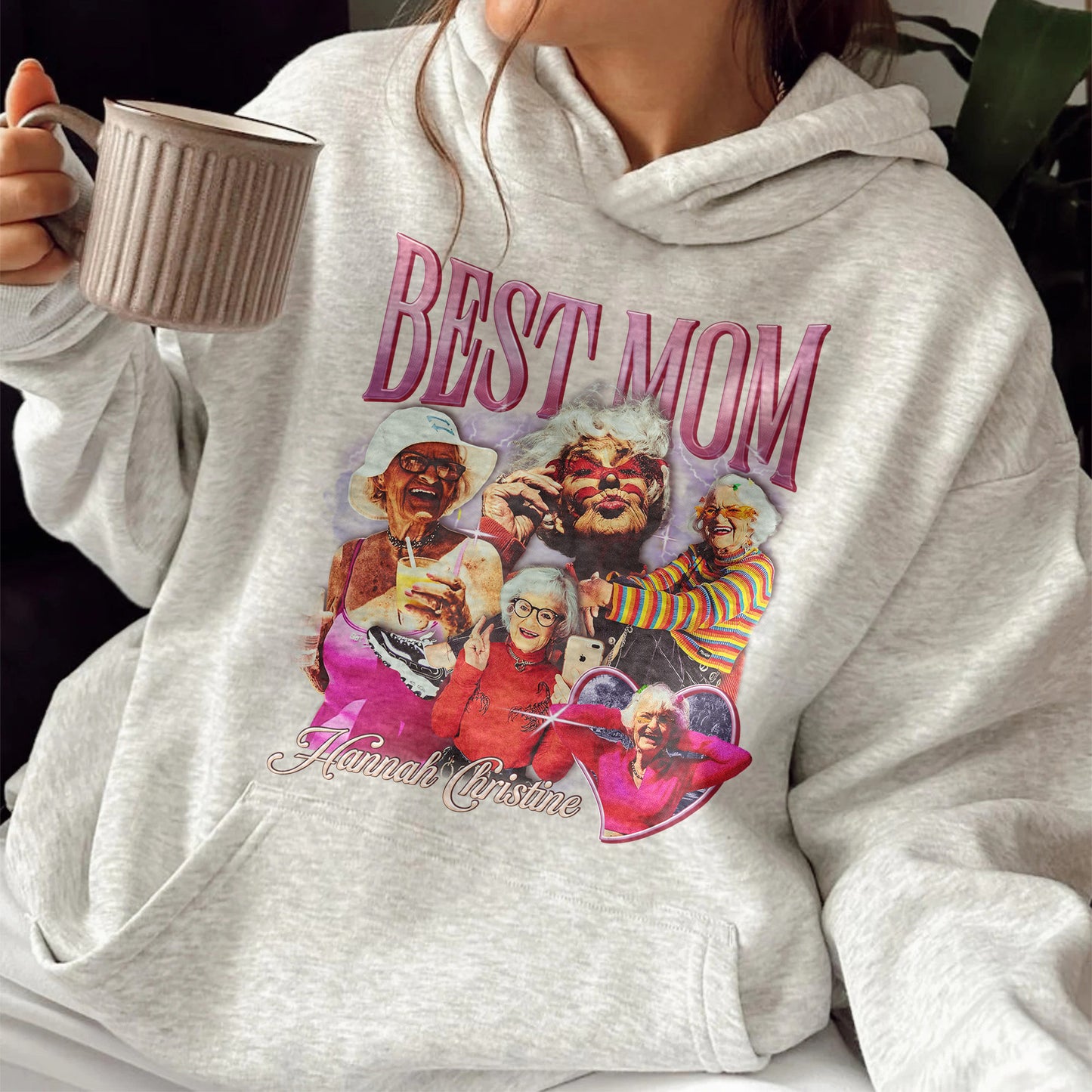 Mother’s Day Hoodie, Custom Best Mom Hoodie, Personalized Bootleg Best Mom Hoodie