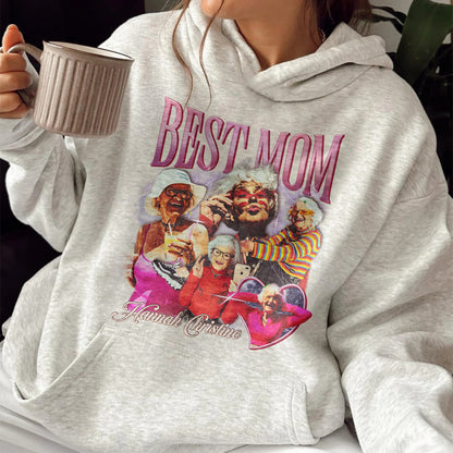 Mother’s Day Hoodie, Custom Best Mom Hoodie, Personalized Bootleg Best Mom Hoodie
