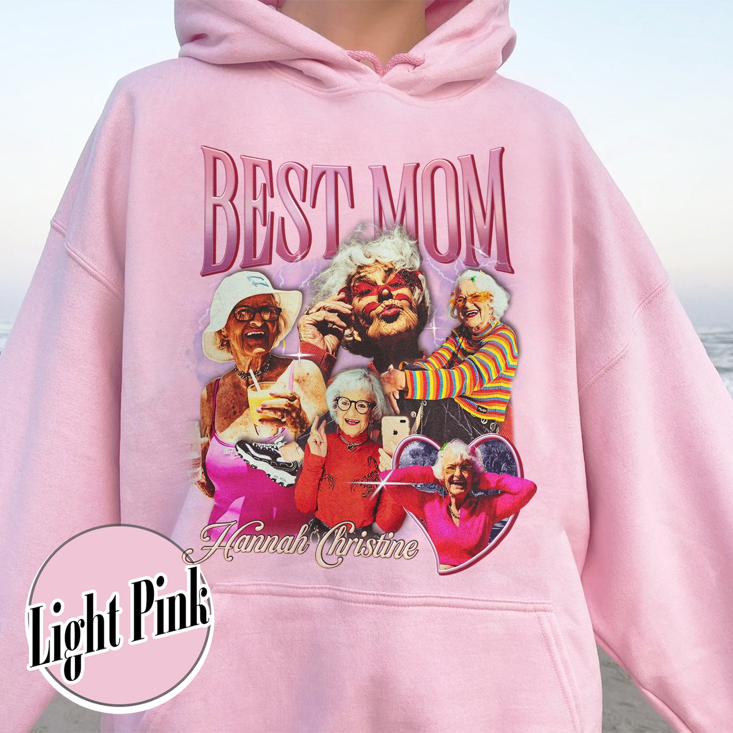 Mother’s Day Hoodie, Custom Best Mom Hoodie, Personalized Bootleg Best Mom Hoodie