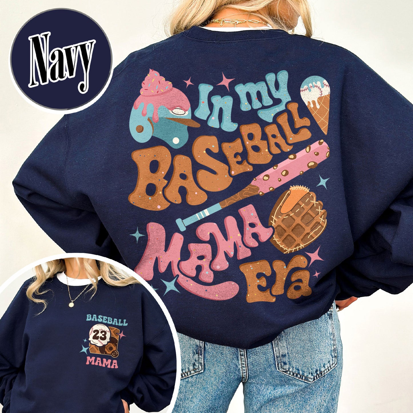 Mother’s Day Sweatshirt, Personalized Baseball Drip Mama Sweatshirt, Custom Baseball Sweatshirt, Baseball Sweatshirt