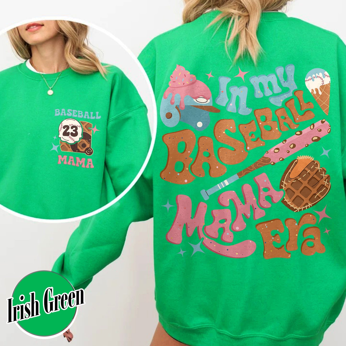Mother’s Day Sweatshirt, Personalized Baseball Drip Mama Sweatshirt, Custom Baseball Sweatshirt, Baseball Sweatshirt