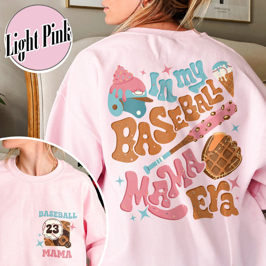 Mother’s Day Sweatshirt, Personalized Baseball Drip Mama Sweatshirt, Custom Baseball Sweatshirt, Baseball Sweatshirt