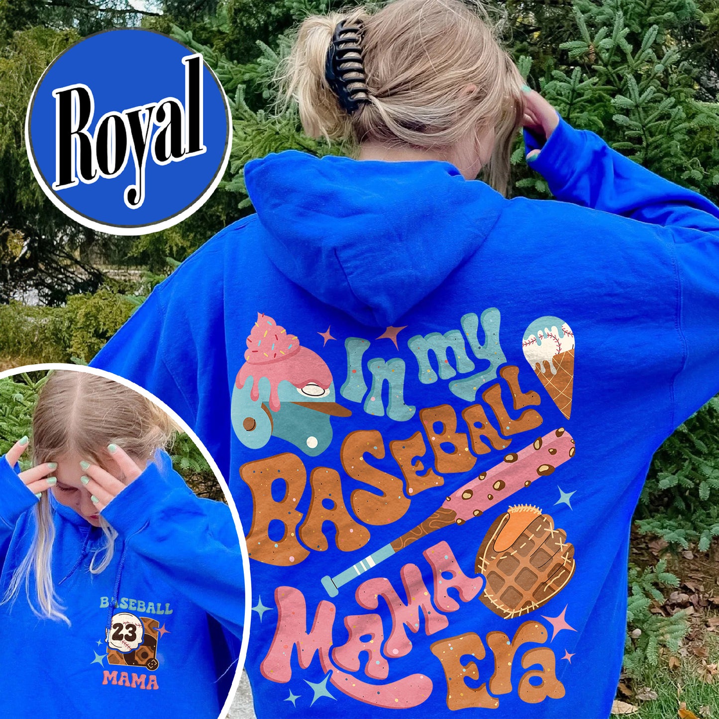 Mother’s Day Hoodie, Personalized Baseball Drip Mama Hoodie, Custom Baseball Hoodie, Baseball Hoodie
