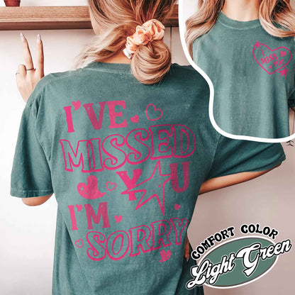 Music Lover Comfort Color Shirt, I’ve Miss You I’m Sorry Shirt, Gracie Abrams Shirt, Fan Merch Shirt