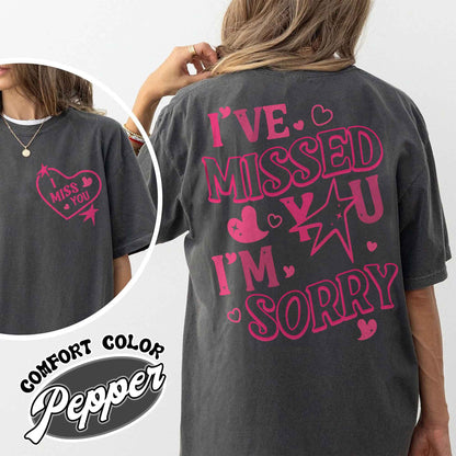 Music Lover Comfort Color Shirt, I’ve Miss You I’m Sorry Shirt, Gracie Abrams Shirt, Fan Merch Shirt