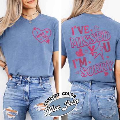 Music Lover Comfort Color Shirt, I’ve Miss You I’m Sorry Shirt, Gracie Abrams Shirt, Fan Merch Shirt