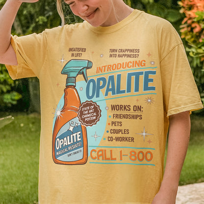 Opalite Spray Retro Graphic, Don't Sweat It, Magical Result, Showgirl Tshirt