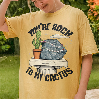 Custom You're Rock to My Cactus, Better Together Couple Gift, Opalite Inspired, Matching Married Tshirt