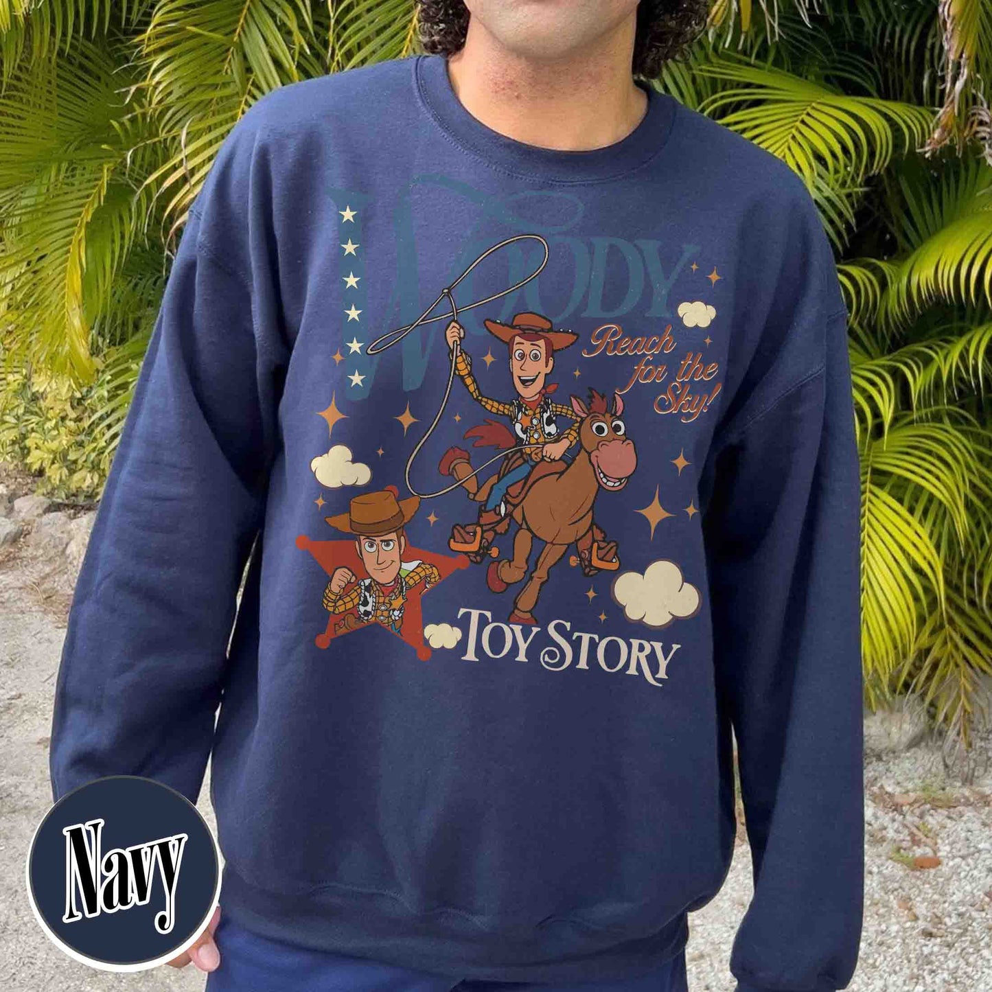 Woodie Jessie Characters Sweatshirt, Theme Park Trip Sweatshirt, Family Sweatshirt, Custom Couple Group Sweatshirt, Matching Sweatshirt