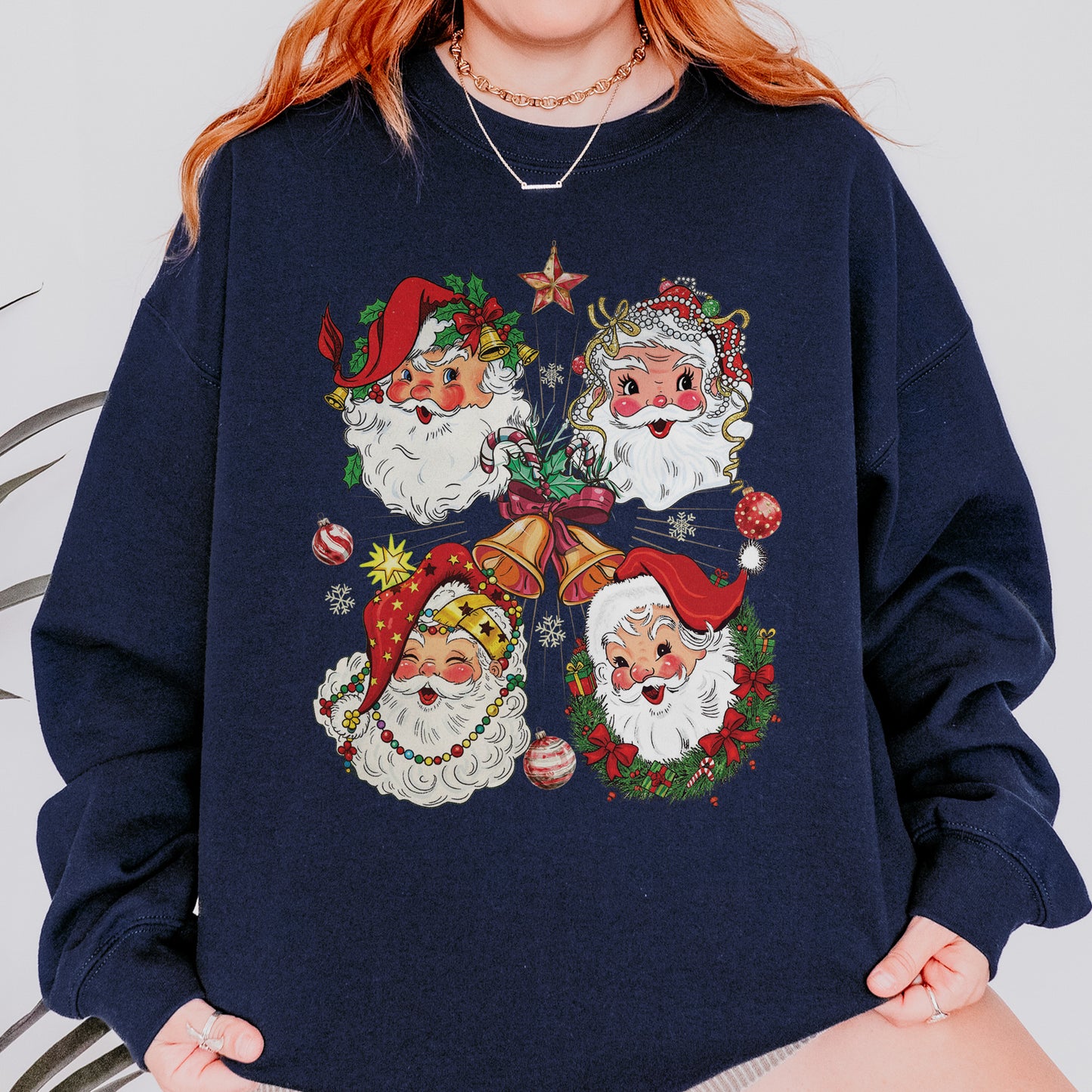 Vintage Santa Claus Retro Christmas Sweatshirt