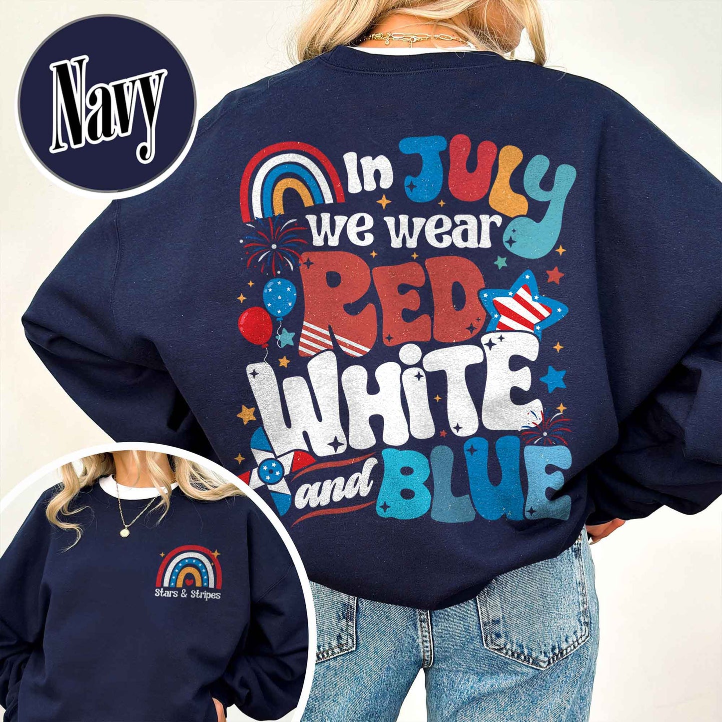 Firecracker Sweatshirt For 4th Of July, Stars And Stripes Sweatshirt, Red White And Blue, Cute 4th Of July, Usa Sweatshirt, Patriotic Sweatshirt