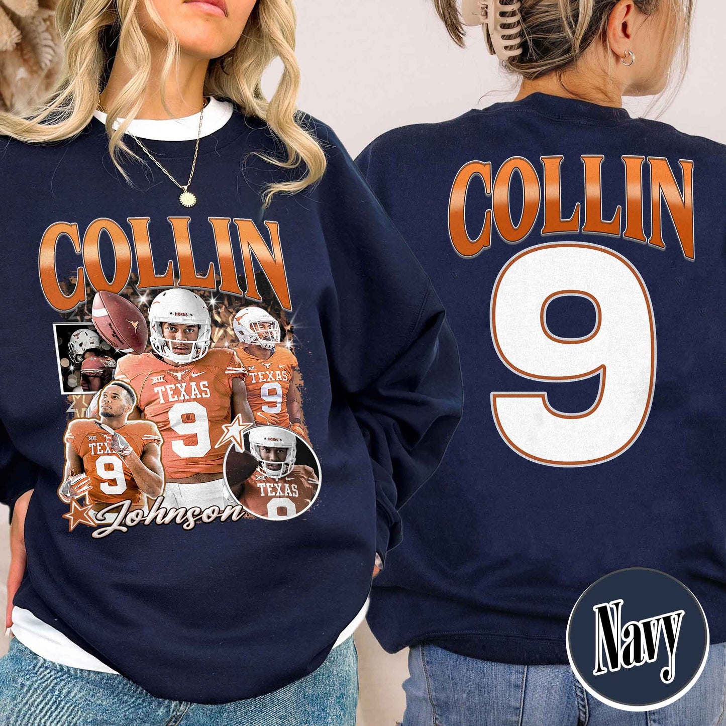 Football Custom Bootleg Sweatshirt, Supportive Game Days Sweatshirt, Custom Player Sweatshirt
