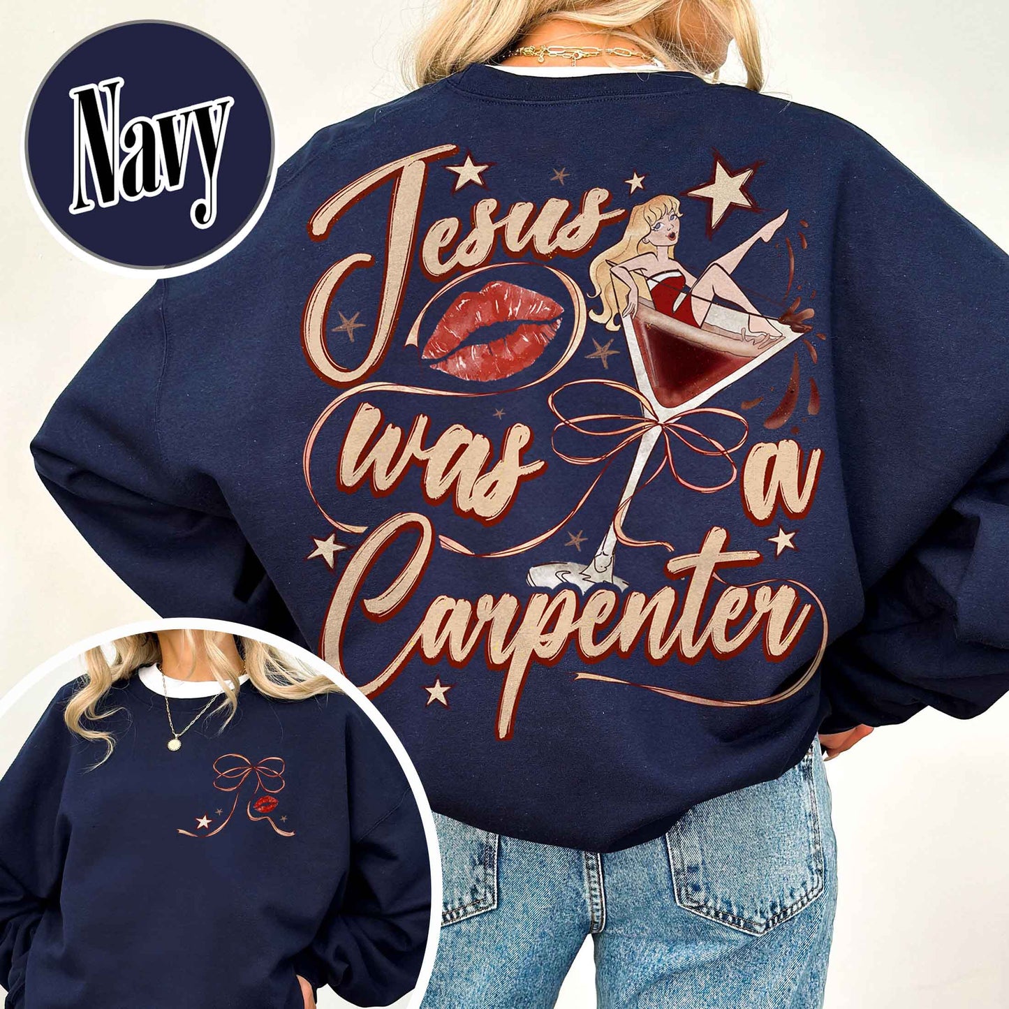 Music Lover Sweatshirt, Jesus Was a Carpenter Sweatshirt, Espresso Sweatshirt, Soft Girl Sweatshirt, Short N Sweet Sweatshirt