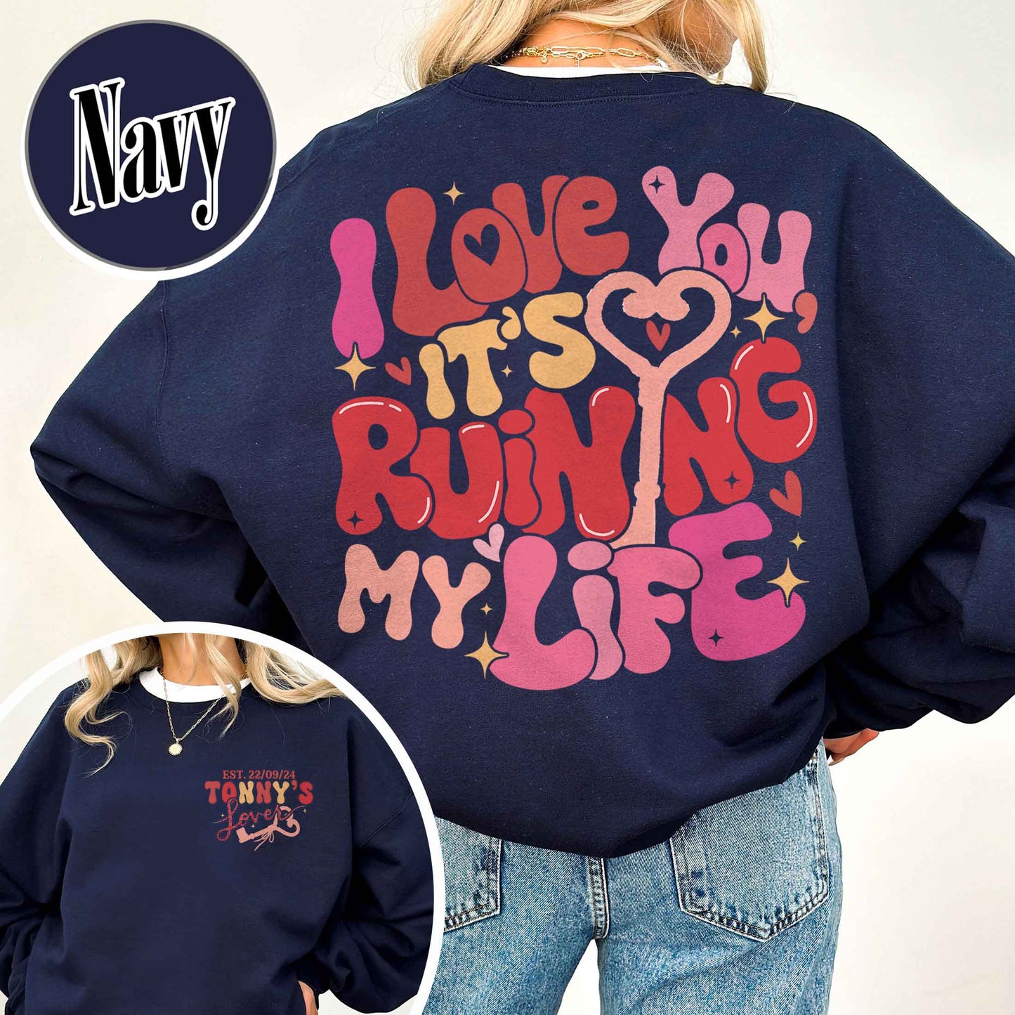 Custom Couples SweatShirt, She Found Her Lover Personalized, She Found Her Lover Theme, Lover Lyrics SweatShirt, Gift for Her, Gift for Him
