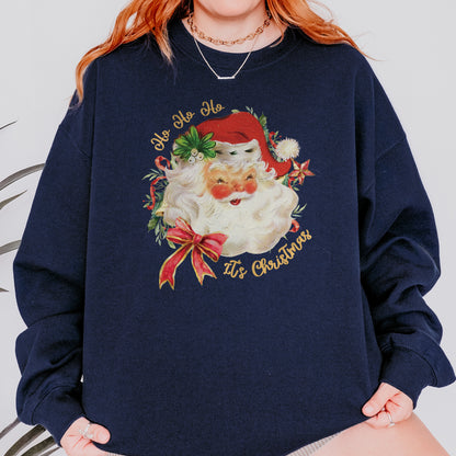 Vintage Santa Claus Retro Christmas Sweatshirt