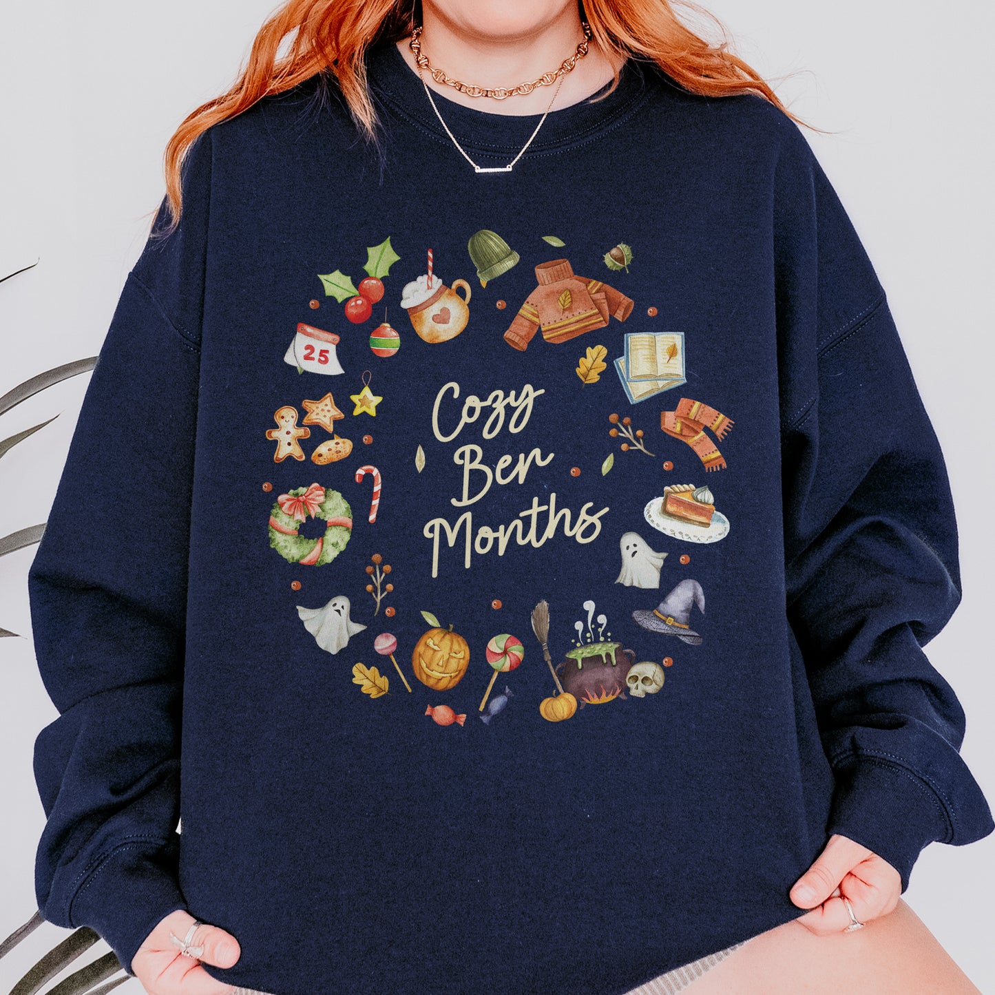 Cozy Ber Months Shirt, Fall Winter Seasonal Tee, Autumn Halloween Thanksgiving Christmas Top Sweatshirt