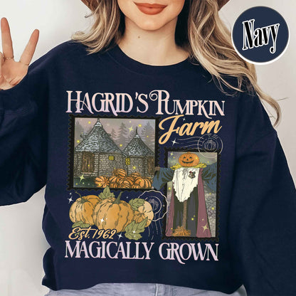 Halloween Comfort Color Sweatshirt, Hagrids Pumpkin Patch Sweatsshirt, Harry Potter Sweatshirt